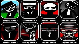 Phase 3 VS Phase 4 VS Phase 5 VS Phase 6 VS Phase 7 VS Phase 8 VS Phase 910 in Incredibox Sprunki [upl. by Latoye]