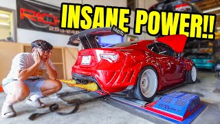 My TURBO BRZ makes INSANE POWER on the Dyno [upl. by Deborah]