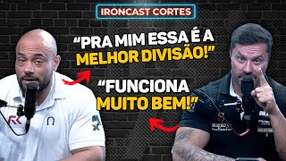 DICA DE DIVISÃO DE TREINO POR JULIO BALESTRIN E RENATO CARIANI – IRONCAST CORTES [upl. by Nellda]