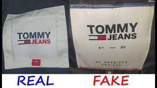 Tommy Hilfiger down jacket real vs fake review How to identify counterfeit Hilfiger parka [upl. by Assenahs680]