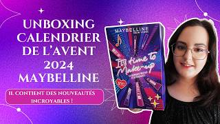 INCROYABLE le Calendrier de lavent MAYBELLINE France 2024  UNBONXING [upl. by Kattie]