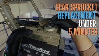 LiftMaster Gear Sprocket Replacement Under 5 Minutes [upl. by Aikas]