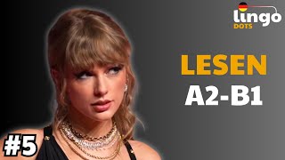 TAYLOR SWIFT  B1 Deutsche Geschichten  A2B1 Deutsch [upl. by Assiluy224]