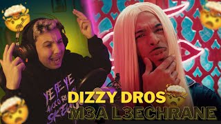 Dizzy DROS  M3A L3ECHRANE Official Music Video Reaction [upl. by Ennayhs]