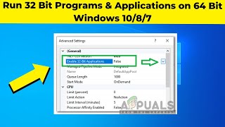 Run 32 Bit Programs amp Applications on 64 Bit Windows 1087  Install Software amp Apps 32bit on 64bit [upl. by Aneris854]