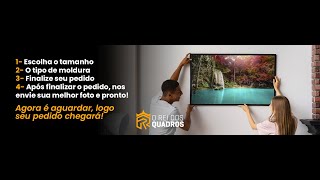 Loja O Rei dos Quadros Quadros Personalizados Molduras e Arte para Todos os Gostosquot [upl. by Einhorn]