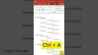 Interview Tricks  Organization Chart in 30 second  powerpoint msoffice shorts tranding [upl. by Ahsenyl]