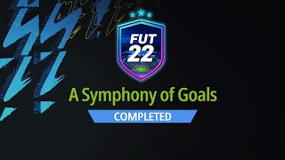 A SYMPHONY OF GOALS SBC  CHEAPEST SOLUTION  NO LOYALTY  FIFA 22 ULTIMATE TEAM [upl. by Blinnie]