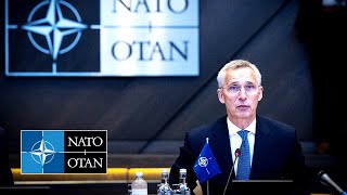 NATO Secretary General North Atlantic Council at Defence Ministers Meeting 12 OCT 2023 [upl. by Nethsa345]