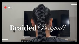 Braided Ponytail 💓 [upl. by Baptista]