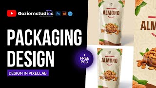 Packaging Design and Branding  Design process  FREE PSD [upl. by Melva]