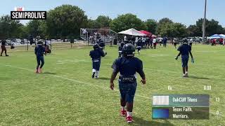 Oakcliff titans v Texas Faith Warriors 8u [upl. by Ennazor285]