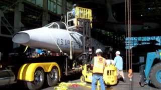 F100F Super Sabre Arrival  Pacific Aviation Museum [upl. by Hemingway]