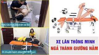 Xe Lăn Ngả Thành Giường Nằm  Giải Pháp Hoàn Hảo Cho Người Già Người Bệnh Yếu Liệt [upl. by Marissa383]