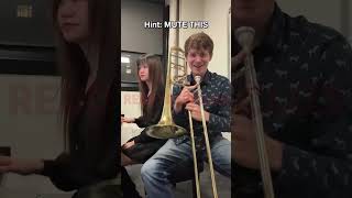 sounds familiar trombonetimo trombone reversevideo [upl. by Yanetruoc]