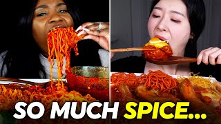 Mukbangers EAT EXTREME SPICY FOODS [upl. by Penrose]