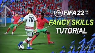 FIFA 22 TOP 5 FANCY SKILL MOVES  FANCY amp EFFECTIVE SKILL MOVES TUTORIAL [upl. by Kassey]