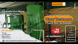 DM Water Plant  Kanchipuram  Chennai  CALL US 918248649217  Bangalore  Andhra  Kerala Goa [upl. by Eirena709]