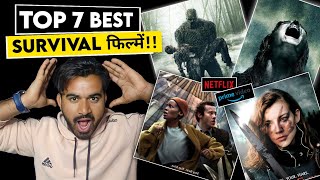 Top 7 Deadliest Survival Movies in Hindi Dubbed Best Survival Movies AKR Filmy [upl. by Hepsiba]