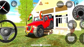 Dollar Song Modified 😈 Mahindra yellow Thar  Indian Car Simulator 3D  Car Game 3D [upl. by Ahsehyt334]