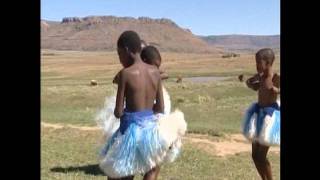 Song and Dance performed by Basotho Children [upl. by Ynohtn]