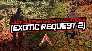 RDR2  Lady Slipper Orchid Locations Exotic Request 2 [upl. by Aztinaj]