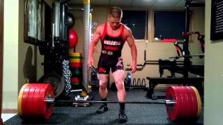 Over 4 times bodyweight deadlift 551 by 40 year old drug free 132 competitive powerlifter [upl. by Intosh172]