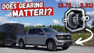 Ford F150 373 vs 331 Gears 5L Coyote V8  Which Tows Better [upl. by Ajssatsan]