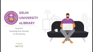 DU eLibrary  Tutorial 1  How to Access Your Account [upl. by Adalard942]