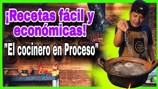 ¡Tres Recetas Económicas para la semana  El Cocinero en proceso recetasdecocina comidamexicana [upl. by Rockey]