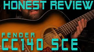 Fender CC140SCE  An Honest Review Under 10min  Worst Starter Acoustic Ever [upl. by Nanci]