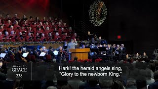 Hark The Herald Angels Sing Hymn 238  Grace Community Church Congregation amp Orchestra [upl. by Sharman]