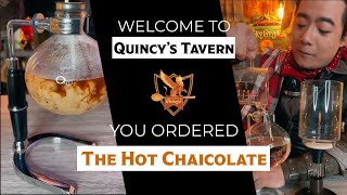 QUINCYS TAVERN HOT CHAICOLATE  quincystavern [upl. by Namilus30]