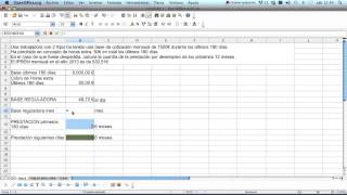 Ejercicio para Calcular Cuantia de quotParoquot Calculo de prestación por desempleo 2 [upl. by Esylla969]