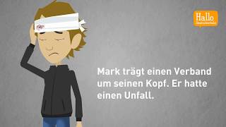 Deutsch lernen mit Dialogen  Lektion 49  Präpositionen immer mit Akkusativ oder Dativ [upl. by Simone]