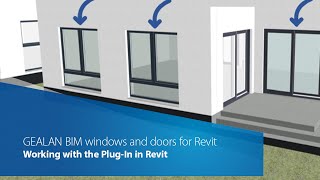 GEALAN BIM windows and doors for Revit  Part 2  Working with the PlugIn in Revit [upl. by Huebner904]