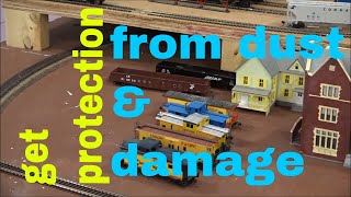 dust protection for model Railroads your rolling stock [upl. by Navannod]