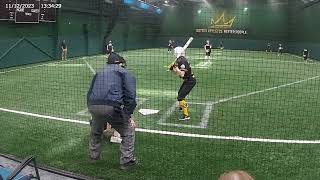 Girls Fast Pitch 14u Indoor Winter Workout Good Way to Get Some Swings in Pre Season [upl. by Neik]