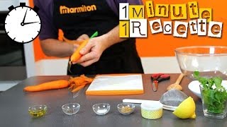 1 Minute 1 Recette  Carottes à la marocaine [upl. by Petra]