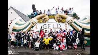 MF beim Widdersdorfer Karnevalszug 2018 Geldcomeon [upl. by Rola]