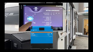Safiery Integrated Display includes Victron Integration of Multi RS Bluetooth and CANbus Lithium [upl. by Leinnad]
