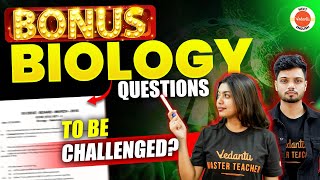 Neet 2024 Biology Bonus Marks  NTA Official Answer Key Released  Neet 2024 Exam [upl. by Brom]