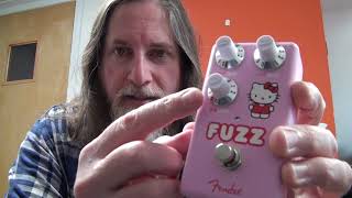 Hello Kitty Fender Fuzz Unboxing And Review [upl. by Fineberg]