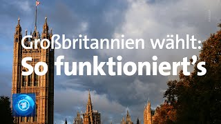 Briten wählen neues Parlament  wie das Wahlsystem funktioniert [upl. by Devan871]