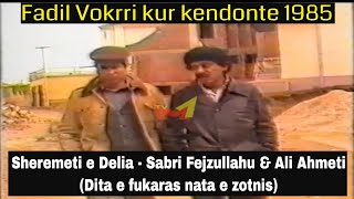 Sheremeti e Delia Dita e fukaras nata e zotnis amp Fadil Vokrri kur kendonte 1985 [upl. by Shutz]