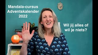 24 tekenvideos in de Adventskalender Mandalacursus 2022 [upl. by Elletnuahs]