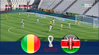 MALI v KENYA  2022 FIFA World Cup Qualifiers  Realistic Gameplay [upl. by Hedi144]