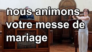 Messe du Peuple de Dieu Anamnèse  Animation cérémonie de mariage musique amp chant [upl. by Aley]