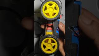 How to make rc car with motor  Gear Motor Car  2x2 KGF technical power viral short [upl. by Hoseia]