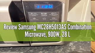 Review Samsung MC28H5013AS Combination Microwave 900W 28 Litre Silver [upl. by Bausch705]